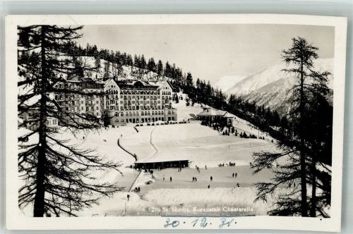 7500 St. Moritz 1931 Winter Hotel Kuranstalt Chanterella