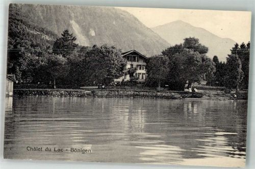 3806 Bönigen b. Interlaken Foto AK Pension Chalet du Lac