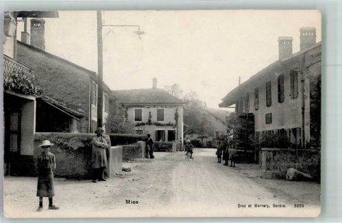1295 Mies 1907 Foto AK Straßenszene