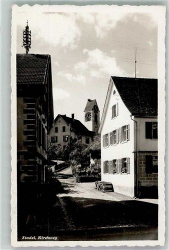 8404 Stadel Winterthur 1936 Foto AK Feldpost Bataillon Nr. 67 Kirchweg