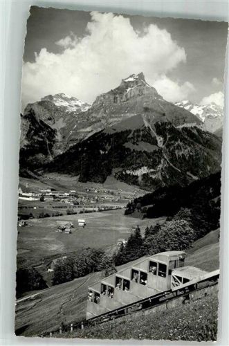 6390 Engelberg 1968 Foto AK Draht- Seilbahn Engelberg-Gerschnialp
