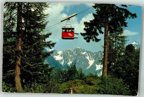 3718 Kandersteg 1972 Foto AK Seilbahn Kandersteg-Stock