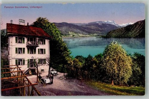 6314 Unterägeri Foto AK Pension Sommerau