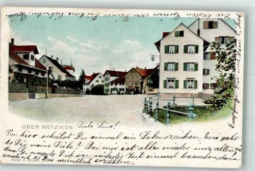 8620 Wetzikon ZH 1901 - Ober Wetzikon