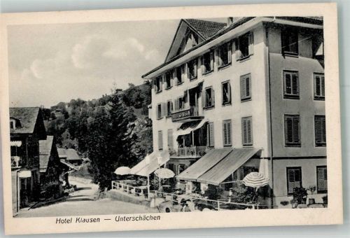 6465 Unterschächen Foto AK Hotel Klausen