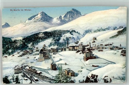 7500 St. Moritz 1927 Winter Bahnhof