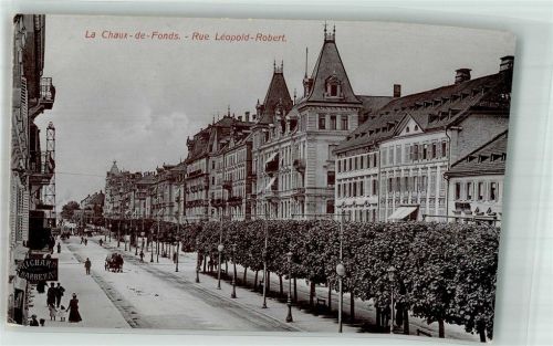 2300 La Chaux-de-Fonds Foto AK Rue Léopold-Robert