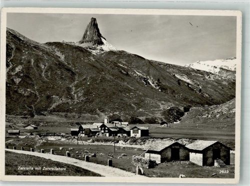 Zervreila 1950 Foto AK Zervreilahorn