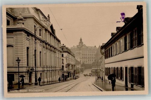 4000 Basel Bâle 1910 Foto AK Steinenberg