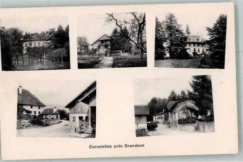 1422 Grandson Foto AK Bauernhaus Corcelettes