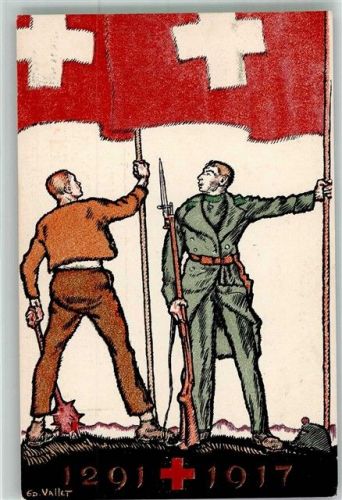 Zürich Bundesfeier 1917 Bundesfeier Ganzsachen Schweiz Ganzsache 5 Rappen
