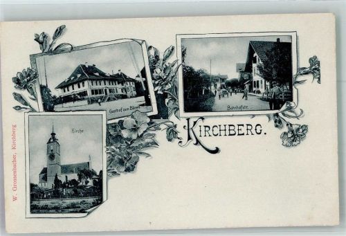 9533 Kirchberg SG - Gasthaus zum Bären Kirche Bahnhofstrasse