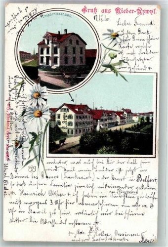 9240 Uzwil 1901 Foto AK Ersparnissanstalt Nieder-Uzwil