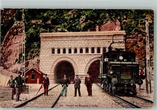 Simplon Berg - Simplon-Tunnel Eisenbahn