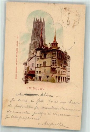 1700 Fribourg Freiburg 1898 Foto AK