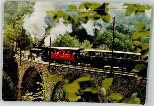 1807 Blonay Foto AK Eisenbahn Museumsbahn Dampfzug Blonay-Chamby