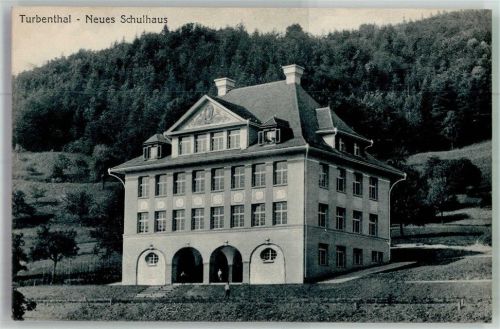 8488 Turbenthal Foto AK Neues Schulhaus
