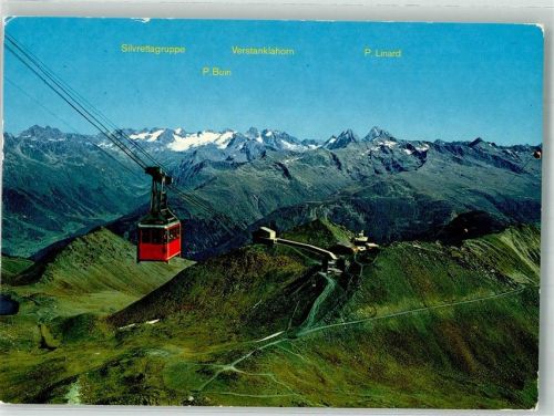 7270 Davos Platz 1977 Foto AK Seilbahn Davos Parsenn