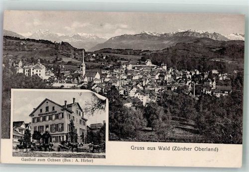 8636 Wald ZH 1917 - Gasthaus zum Ochsen