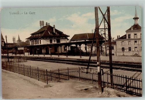 Versoix Bahnhof Bahnhof Schweiz Foto AK