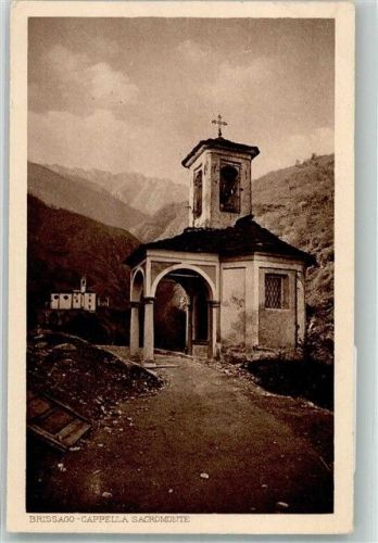 6614 Brissago Foto AK Kirche Kapelle Sacramodite