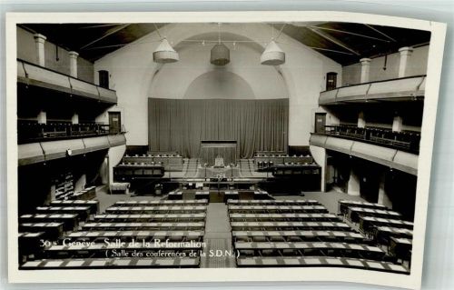 1200 Genève Genf Foto AK Salle de la Reformation