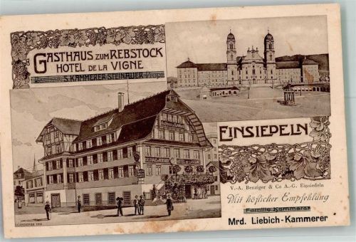8840 Einsiedeln Foto AK Gasthaus zum Rebstock