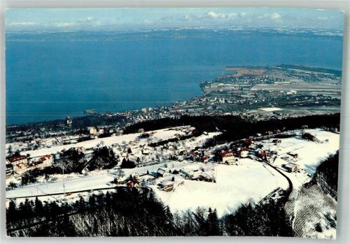 9405 Wienacht-Tobel 1985 Winter Fliegeraufnahme Blick zum Bodensee