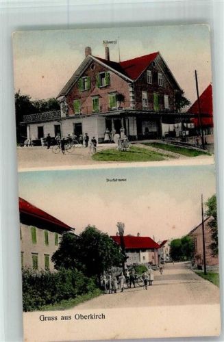6208 Oberkirch LU 1915 Foto AK Käserei Dorfstrasse