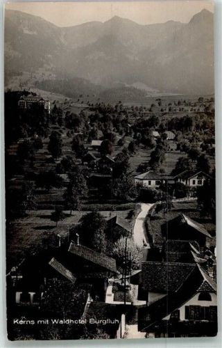 6064 Kerns Foto AK Wald- Hotel Burgfluh