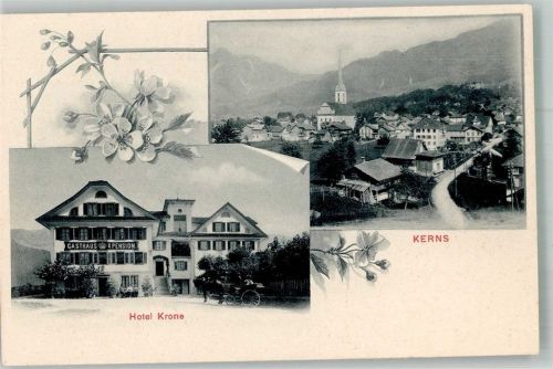 6064 Kerns Foto AK Hotel Krone
