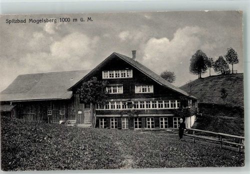 9122 Mogelsberg 1924 Foto AK Spitzbad