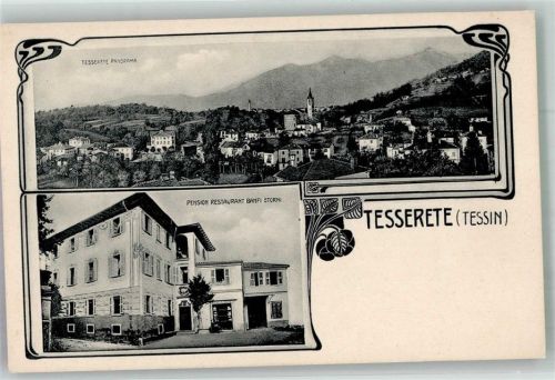 6950 Tesserete Foto AK Pension Gasthaus Bamfi Stroni