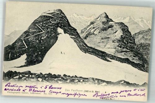 Grindelwald 1905 Winter Faulhorn