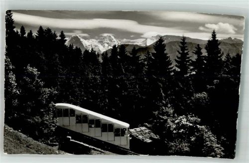 3803 Beatenberg Foto AK Bergbahn Draht- Seilbahn Beatenbucht-Beatenberg