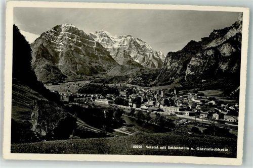 8754 Netstal 1959 Foto AK