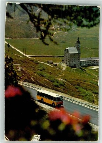 Simplonpass Postbus Schweizer Reisepost Postkutsche Schweiz 1974 Foto AK