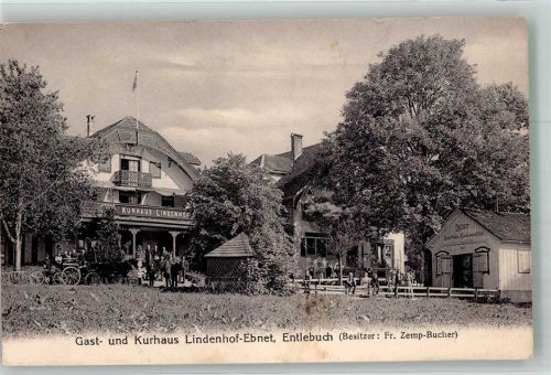6162 Entlebuch Foto AK Gasthaus und Kurhaus Lindenhof-Ebnet