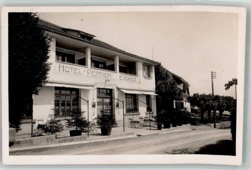2532 Magglingen Macolin Foto AK Hotel Pension Eicher