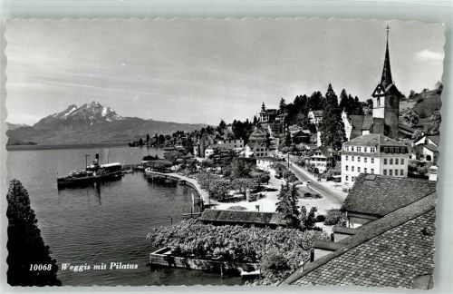 6353 Weggis 1956 Foto AK