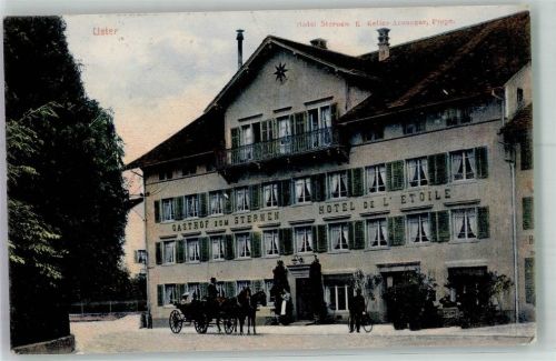 8610 Uster 1906 Foto AK Hotel zum Sternen