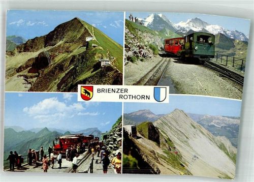 Brienz-Rothornbahn Foto AK Bergbahn Rothorn Bahn