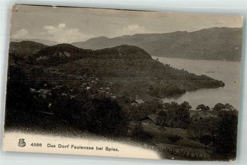 3705 Faulensee 1912 Foto AK