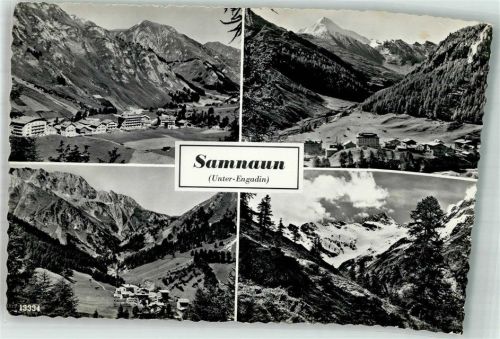 7563 Samnaun Dorf Foto AK