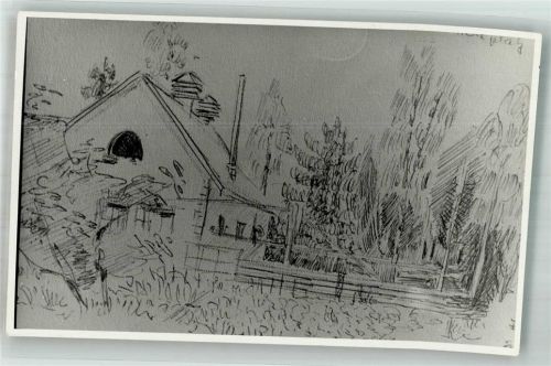 5745 Safenwil 1953 AK handgemalt
