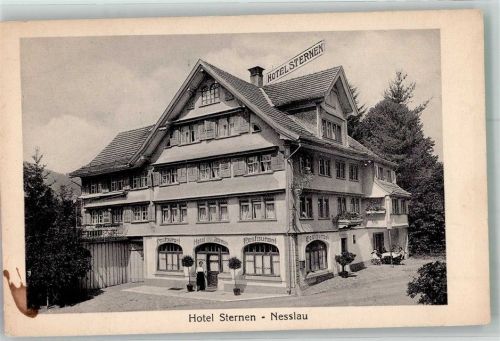 9650 Nesslau Foto AK Hotel Sternen