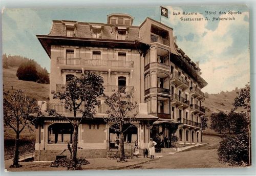 1833 Les Avants 1914 Foto AK Hotel ses sports