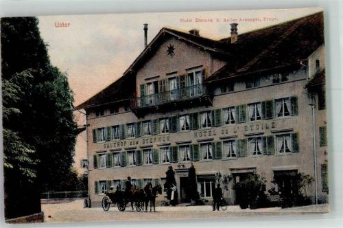 8610 Uster 1906 Foto AK Hotel Sternen