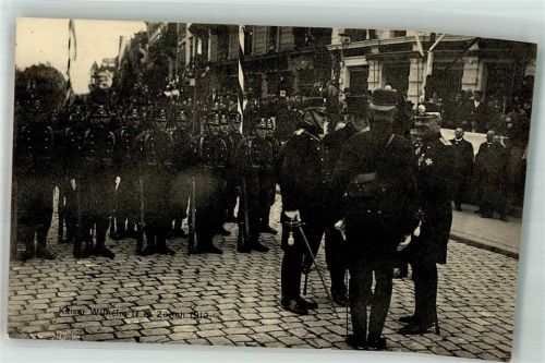 8000 Zürich 1912 Foto AK Kaiser Wilhlem II. 1912 in Zürich