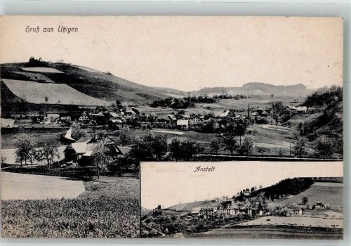 3068 Utzigen 1919 Foto AK Krankenhaus Anstalt
